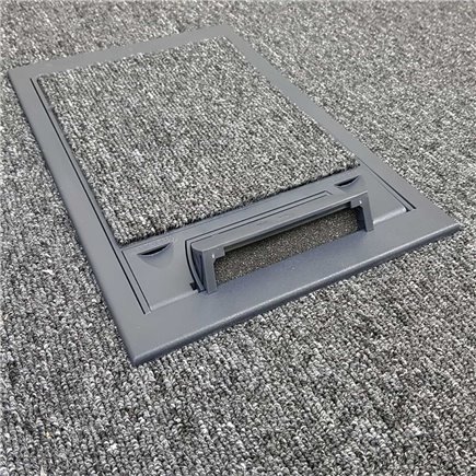 2 Power Standard Outlet Plastic Lid Floor Outlet Box