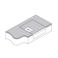 Unex Flat Corner 90° U23X | Cableaway