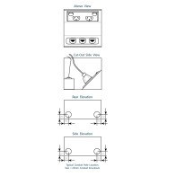 Unex Insulating Horizontal Support U48X | Cableaway