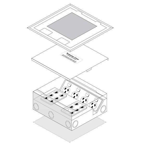 Unex Reinforced Support Fixing U48X | Cableaway