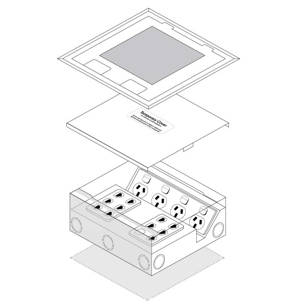Unex Reinforced Support Fixing U48X | Cableaway