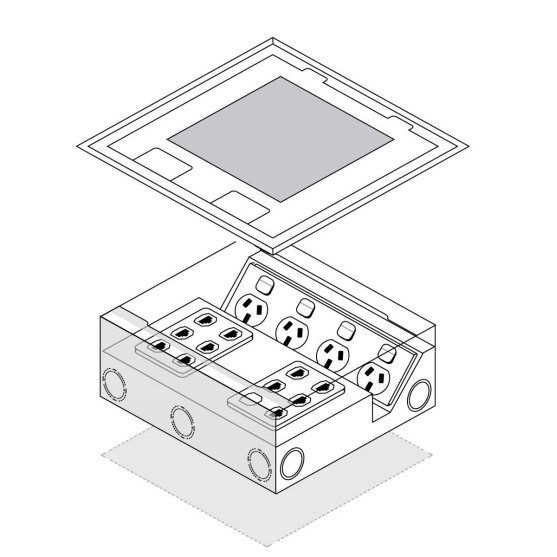 Unex Reinforced Hold-Down Bracket U48X | Cableaway