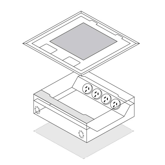 50x105mm PVC Skirting Duct – White | External Corner | Cableaway