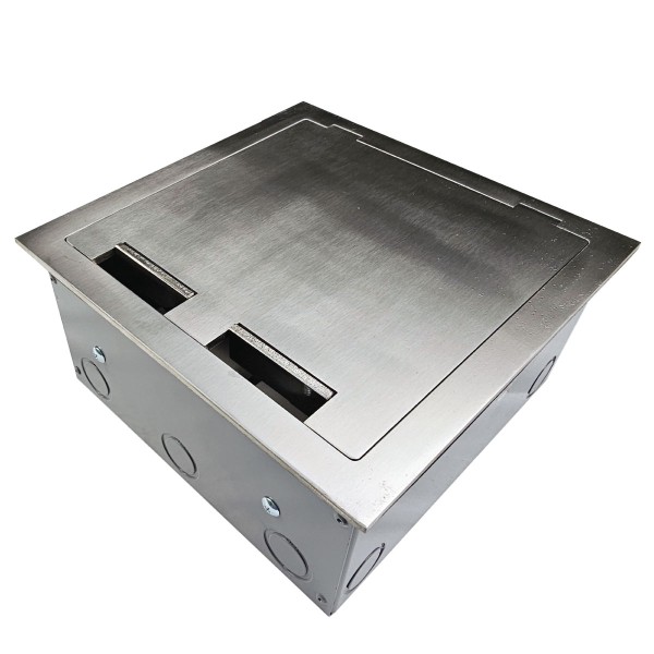 Recessed Pop-Up Outlet - Silver | 3 GPO + Wireless Charge | Cableaway
