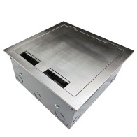 Recessed Pop-Up Outlet - Silver | 3 GPO + Wireless Charge | Cableaway