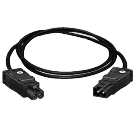 2 Pole Interconnecting lead Black