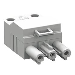 Female 3 Pole Re-wireable Connectors Set