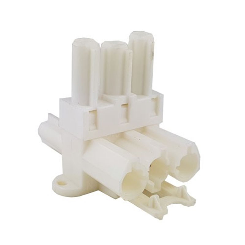 3 Pole Tee 1in to 2 out