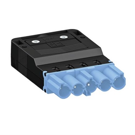 5 Pole Male Lighting Control Installation Coupler (Screwed Terminal)