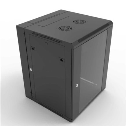 9RU Swing Frame Wall Mounted Data Cabinet 600mm x 550mm