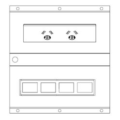 Tardis  In Desk Table Box  Chassi only (White Finish)