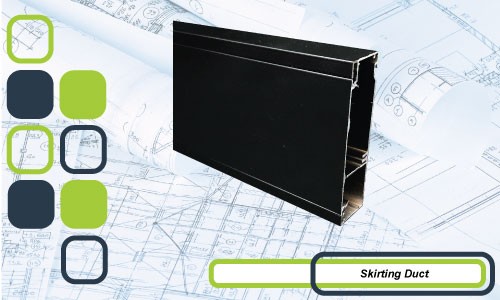 40 X 150 Skirting Duct & Components