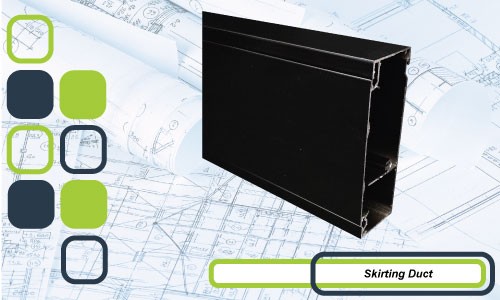 50 X 150 Skirting Duct & Components