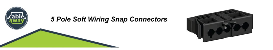 5 Pole Soft Wiring Snap Connectors