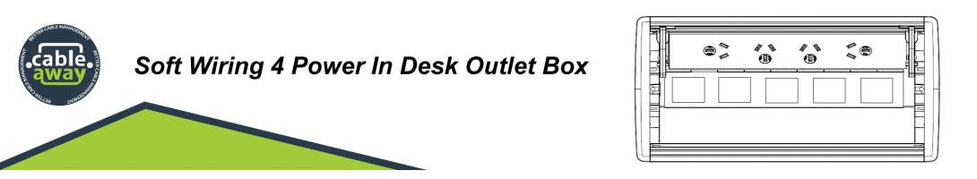 Soft Wiring 4 Power In Desk Outlet Box